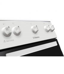 Hansa Плита Hansa газова, 70л, 50x60см, газ-контроль, електричне запалювання в ручках, білий