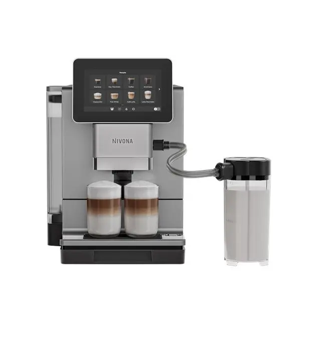 Nivona Кофемашина NIVO, 2.2л, зерно + молотая, автоматический капучинатор, авторецептов - 16, серый
