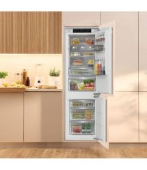 Gorenje Холодильник Gorenje вбудований з нижн. мороз., 177x69x55см, 2 двері,244(68)л, А+, NF+, Зона св-ті, Диспл, Wi-Fi, Біли