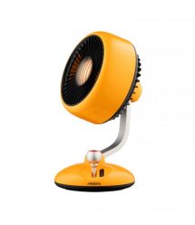 ARDESTO Вентилятор FT-F3600Y настольный, 12см, аккумулятор, подсветка, USB-A Type-C, жёлтый