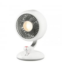 ARDESTO Вентилятор FT-F3600BL настольный, 12см, аккумулятор, подсветка, USB-A Type-C, белый