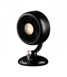 ARDESTO Вентилятор FT-F3600BL настольный, 12см, аккумулятор, подсветка, USB-A Type-C, чёрный
