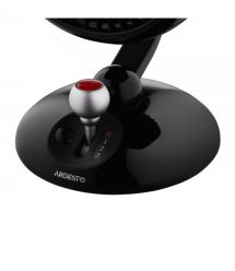 ARDESTO Вентилятор FT-F3600BL настольный, 12см, аккумулятор, подсветка, USB-A Type-C, чёрный