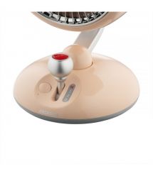ARDESTO Вентилятор FT-F3600Y настольный, 12см, аккумулятор, подсветка, USB-A Type-C, бежевый