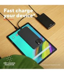 Trust Акумулятор портативний літій-іонний power bank Trust Fiera, 10000мА·год, 2хUSB-C, 20W, PD/QC 3.0, чорний