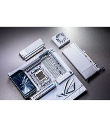 ASUS Материнcкая плата ROG CROSSHAIR X870E GLACIAL sAM5 X870E 4xDDR5 M.2 USB Type-C Wi-Fi BT E-ATX белый