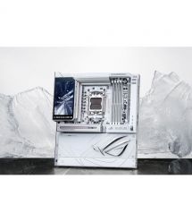 ASUS Материнcкая плата ROG CROSSHAIR X870E GLACIAL sAM5 X870E 4xDDR5 M.2 USB Type-C Wi-Fi BT E-ATX белый