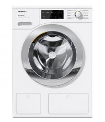 Miele Стиральная машина WEI 865 WPS фронтальная, 9кг, 1600, A+++, 63.6см, дисплей, инвертор, автодоз, люк хром, белый