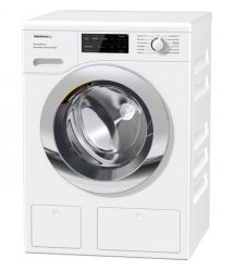 Miele Стиральная машина WEI 865 WPS фронтальная, 9кг, 1600, A+++, 63.6см, дисплей, инвертор, автодоз, люк хром, белый