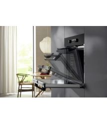 Miele Духовой шкаф H 2861 BP электрический, 76л, A+, дисплей, конвекция, пиролиз, телескопические направляющие, черный