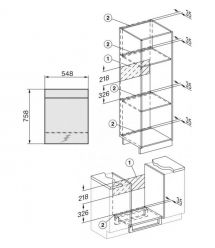 Miele Духовой шкаф H 2861 BP электрический, 76л, A+, дисплей, конвекция, пиролиз, телескопические направляющие, черный