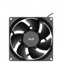 2E Корпусний вентилятор 2E F90B-S 90мм, 1700 rpm, 4pin MOLEX, 25dBa, чорний