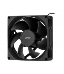2E Корпусний вентилятор 2E F90B-S 90мм, 1700 rpm, 4pin MOLEX, 25dBa, чорний