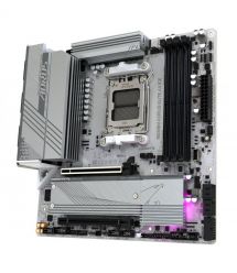 Gigabyte Материнская плата B650M A ELITE AX ICE sAM5 B650 4xDDR5 M.2 HDMI DP Wi-Fi mATX