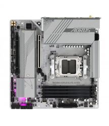 Gigabyte Материнская плата B650M A ELITE AX ICE sAM5 B650 4xDDR5 M.2 HDMI DP Wi-Fi mATX