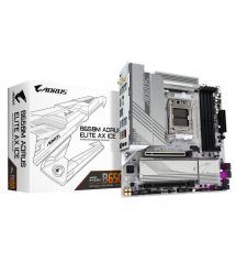Gigabyte Материнская плата B650M A ELITE AX ICE sAM5 B650 4xDDR5 M.2 HDMI DP Wi-Fi mATX