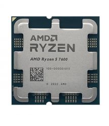 AMD ЦПУ Ryzen 5 7600 6C/12T 3.8/5.1GHz Boost 32Mb Radeon Graphics AM5 65W w/o cooler TRAY