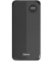 HAMA Акумулятор портативний літій-іонний Power Bank Hama 20000 мА·год, 2хUSB-C/USB-A, black