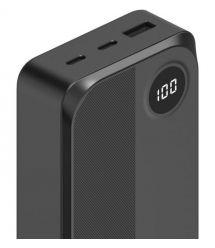 HAMA Акумулятор портативний літій-іонний Power Bank Hama 20000 мА·год, 2хUSB-C/USB-A, black