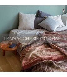 ARDESTO Плед ARDESTO Leonardo 150х200см, 50% бавовна, 30% поліестер, 20% акрил, зигзаг, коричневий