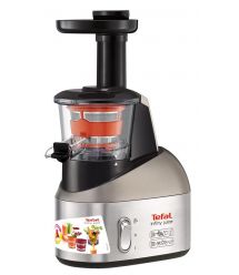 Tefal Соковитискач Tefal Infiny Press шнекова 200Вт, чаша-0.8л, жмих-0.8л, пластик, чорно-сірий