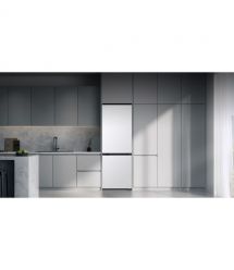 LG Холодильник с нижн. мороз., 186x60х68, холод.отд.-220л, мороз.отд.-113л, 2дв., E, NF, инв., диспл внутр., зона св-ти, белый