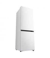 LG Холодильник с нижн. мороз., 186x60х68, холод.отд.-220л, мороз.отд.-113л, 2дв., E, NF, инв., диспл внутр., зона св-ти, белый