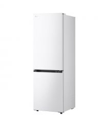 LG Холодильник с нижн. мороз., 186x60х68, холод.отд.-220л, мороз.отд.-113л, 2дв., E, NF, инв., диспл внутр., зона св-ти, белый