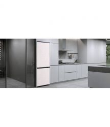 LG Холодильник с нижн. мороз., 186x60х68, холод.отд.-220л, мороз.отд.-113л, 2дв., E, NF, инв., диспл внутр., зона св-ти, бежевый