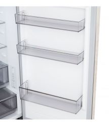 LG Холодильник с нижн. мороз., 186x60х68, холод.отд.-220л, мороз.отд.-113л, 2дв., E, NF, инв., диспл внутр., зона св-ти, бежевый