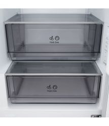 LG Холодильник с нижн. мороз., 186x60х68, холод.отд.-220л, мороз.отд.-113л, 2дв., E, NF, инв., диспл внутр., зона св-ти, бежевый