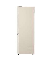 LG Холодильник с нижн. мороз., 186x60х68, холод.отд.-220л, мороз.отд.-113л, 2дв., E, NF, инв., диспл внутр., зона св-ти, бежевый