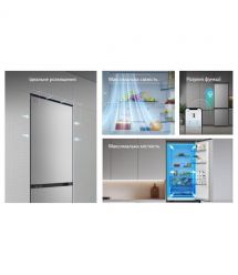 LG Холодильник с нижн. мороз., 186x60х68, холод.отд.-220л, мороз.отд.-113л, 2дв., E, N