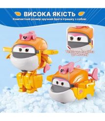 Super Wings Super Wings Transformer Toy Transform-a-Bots Tiki, 12.5cm