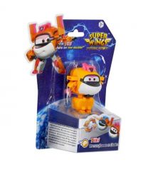 Super Wings Super Wings Transformer Toy Transform-a-Bots Tiki, 12.5cm