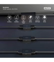 Digitus Повторитель HDMI, 8K/60 Гц (10 м 8K/60 Гц), (13 м 4K/60 Гц)