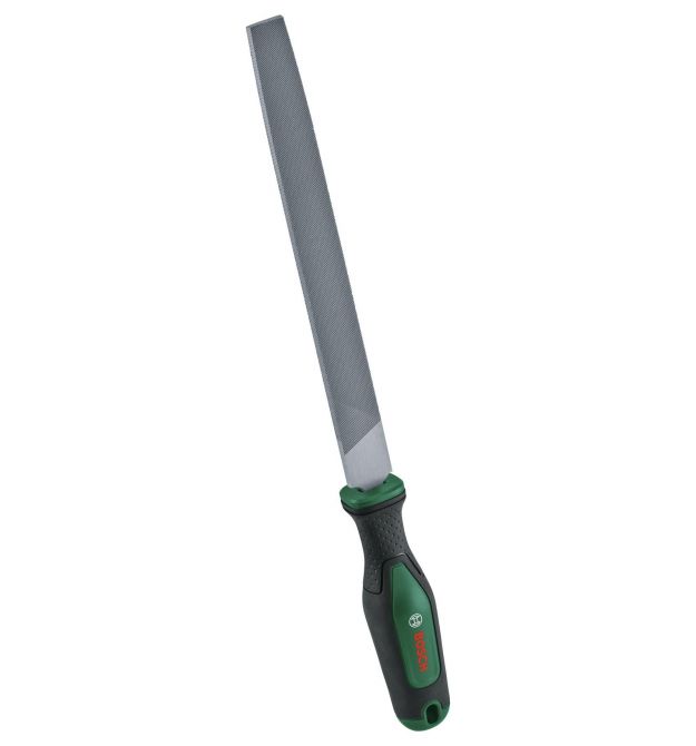 Bosch Напильник по металлу, плоский двухкомпонентный рукоятка 200мм