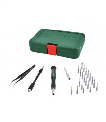 Bosch Отвертка прецизионная Bosch SL,TX,TH,HEX сталь S2, набор 24шт