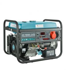 Könner & Söhnen Бензиновый генератор KS 7000E-3 ATS, 400В, 5/5.5кВт, АВР(ATS), электростартер, 82.3кг