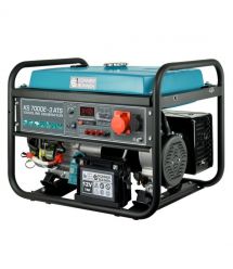 Könner & Söhnen Бензиновый генератор KS 7000E-3 ATS, 400В, 5/5.5кВт, АВР(ATS), электростартер, 82.3кг