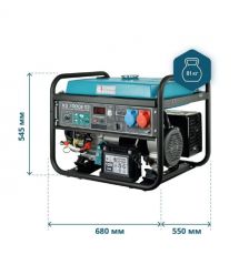 Könner & Söhnen Генератор бензиновый KS KS7000E1/3, 230/400В, 5/5.5кВт, 3Фазы, электростартер, 81кг