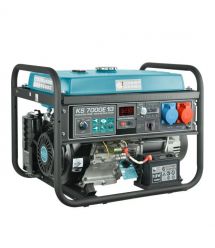 Könner & Söhnen Генератор бензиновый KS KS7000E1/3, 230/400В, 5/5.5кВт, 3Фазы, электростартер, 81кг