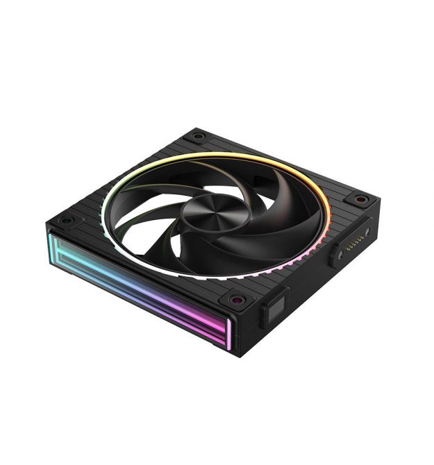 Zalman Корпусний вентилятор Zalman ZM-DF120 ARGB, 120мм, 800-2300rpm, 4pin, PWM, 3pin+5VARGB, 34,5dBa, POGO