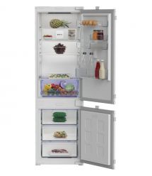 Beko Ref Beko built-in with bottom freezer, 177x55x55, ref-194L, freez.-76L, 2doors, E, NF, white