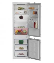 Beko Ref Beko built-in with bottom freezer, 177x55x55, ref-194L, freez.-76L, 2doors, E, NF, white