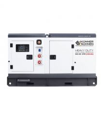 Könner & Söhnen Генератор дизельный KS 33-3YE, 230/400В, 3 фазы, 30кВА, элктростартер, 978кг