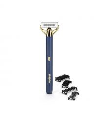 BaByliss Babyliss haircut kit Babyliss X- Blade Super-X Metal for mustache, beard, battery, nozzles-4, steel, case, blue