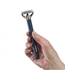 BaByliss Babyliss haircut kit Babyliss X- Blade Super-X Metal for mustache, beard, battery, nozzles-4, steel, case, blue