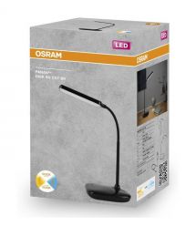 Osram Лампа настольная Panan DISK SQ 12W 3000К 4000К 6500К с димером, черный