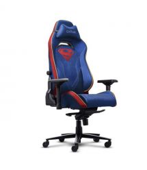 Trust Кресло GXT721SM Ruya Pro Superman edition, ПУ кожа, Foldable Armrests, синий